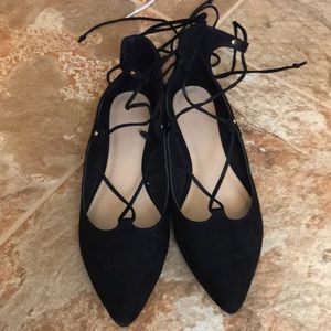Black lace up shoes